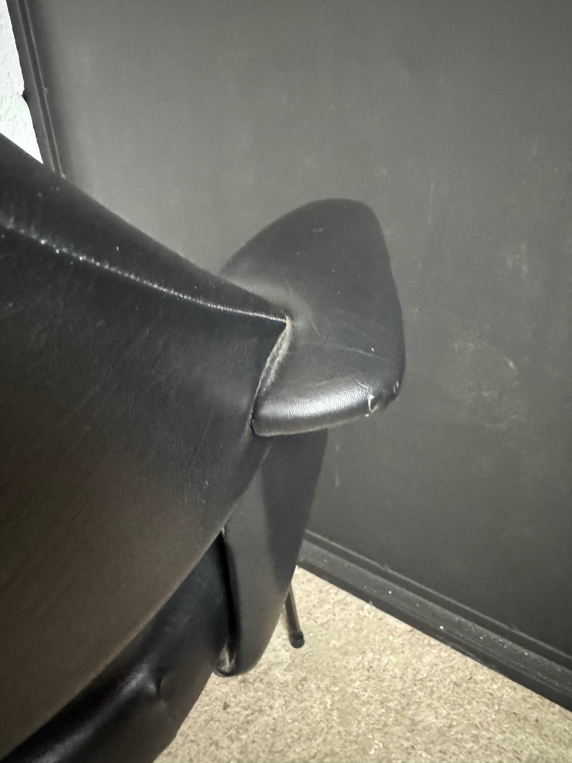 Black armchair from the 1950s