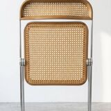 Plia folding chair by Giancarlo Piretti for Castelli – Rattan