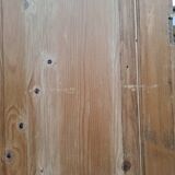 3-panel wooden room divider - 2 panels with perfect hinge stripes