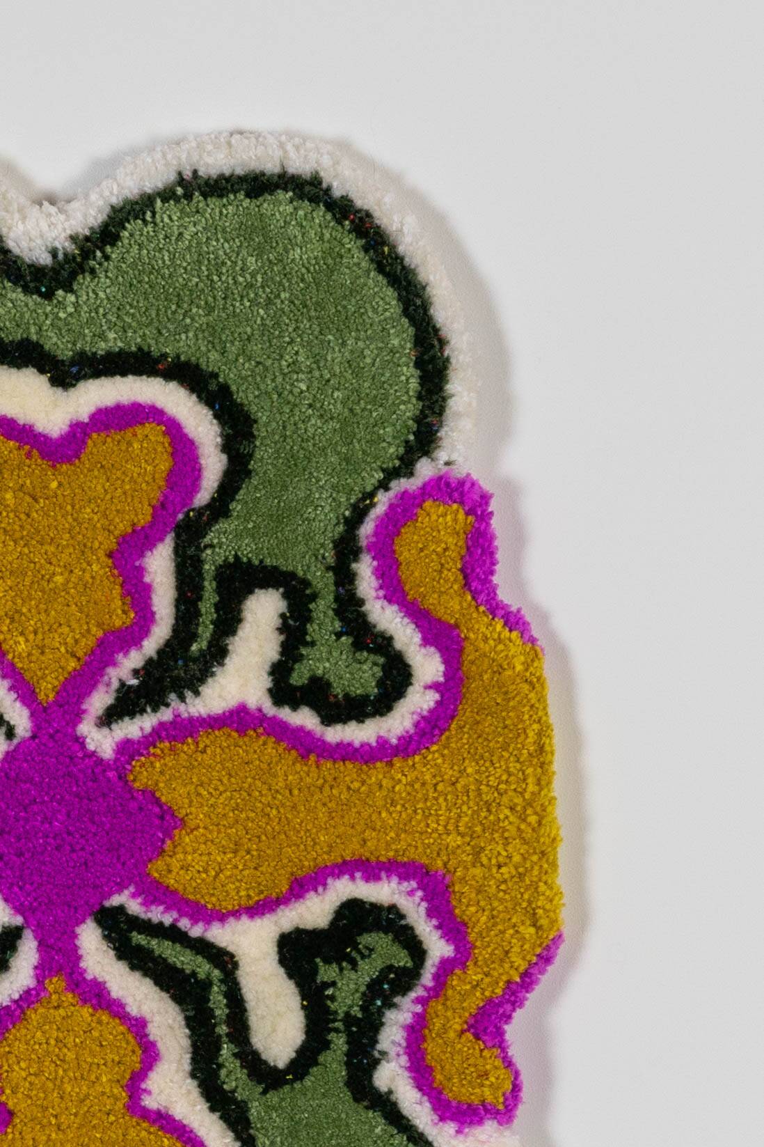 Little Wing, Black Blue, Tufting, 2024