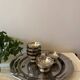 Set van 6 chrome coupes met schaal