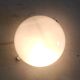 20cm opaline globe ceiling or wall light - mid-20th century