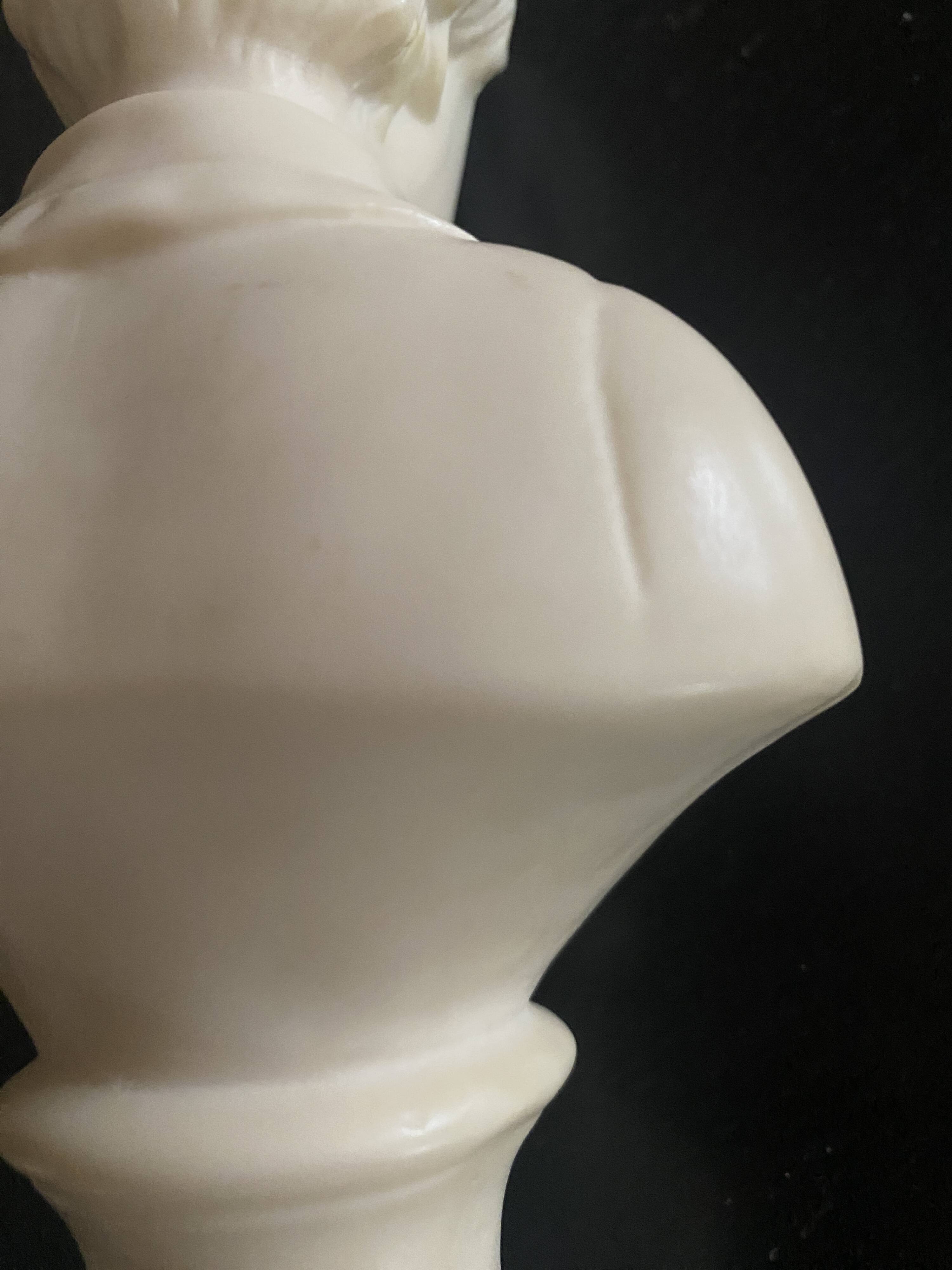 Stone and marble bust, 1950s