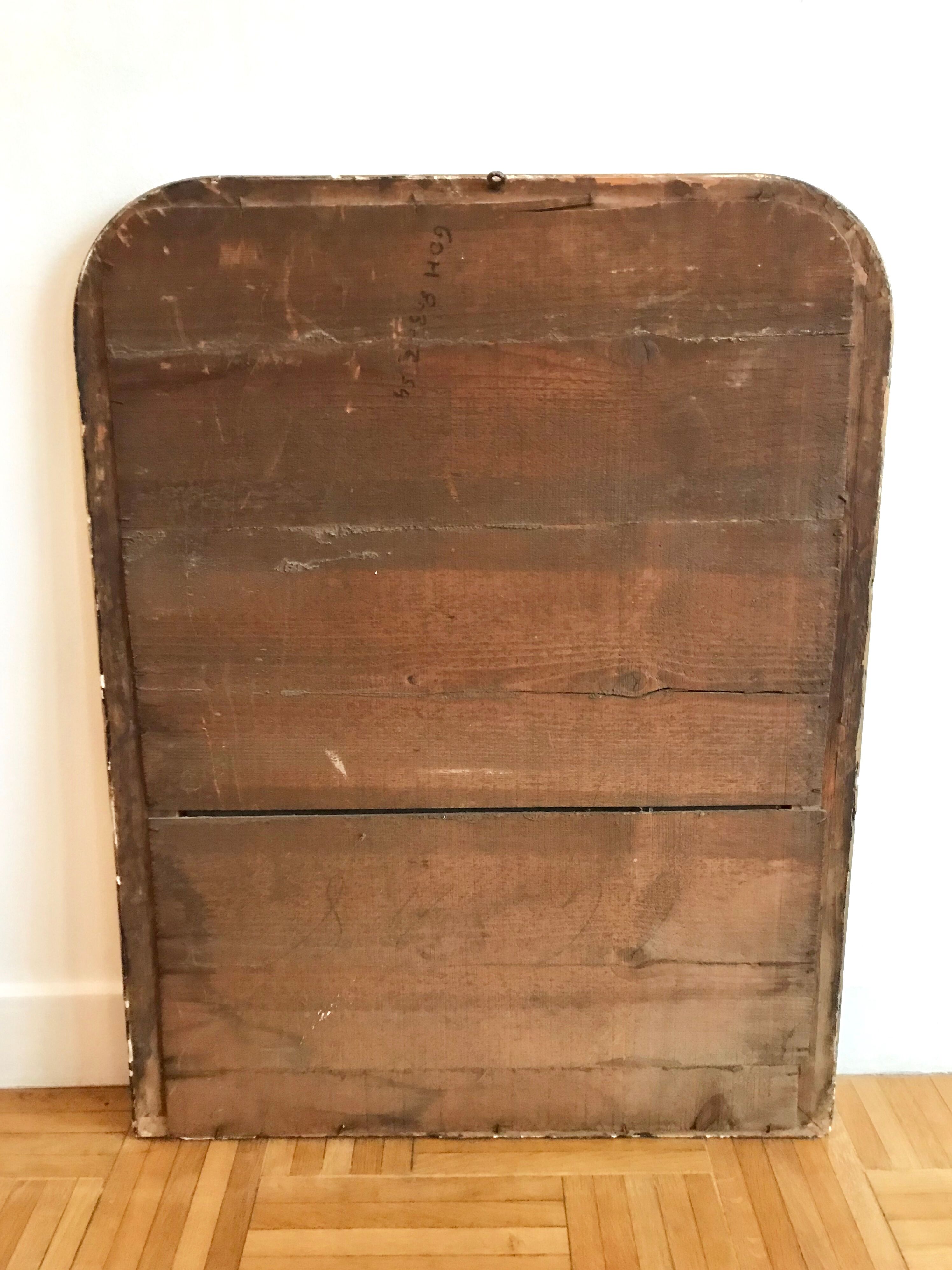 Louis Philippe golden mirror 78x60cm