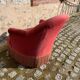 Fauteuil crapaud velours rose