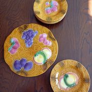 Cake service in slipware Salins les Bains