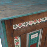 Sideboard cupboard patina old teak india 187x54x153cm