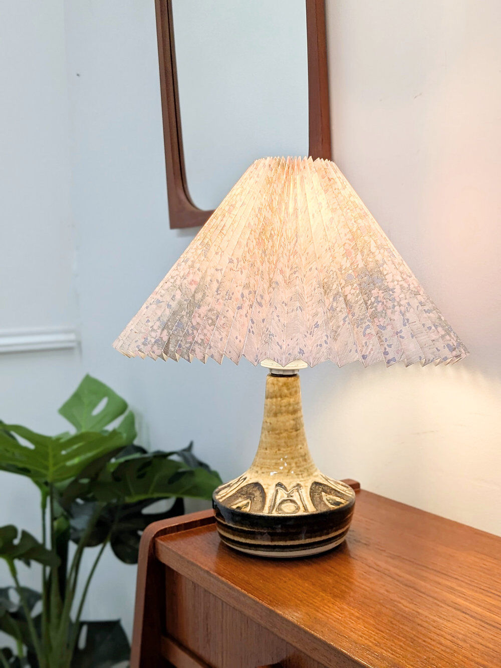 Lampe vintage en céramique