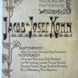 2 chairs n°14 - 1/2 by Kohn 1905, perforated wooden seats