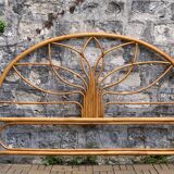 Vintage rattan headboard 1970 140cm