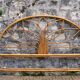 Vintage rattan headboard 1970 140cm
