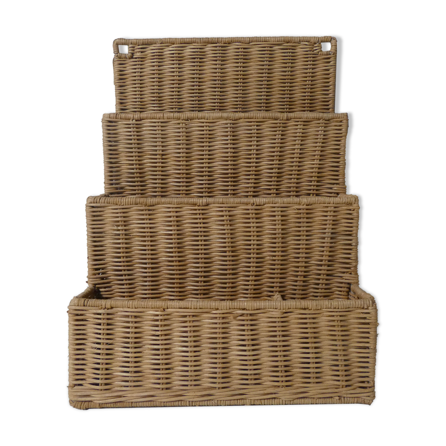 Rattan mail holder