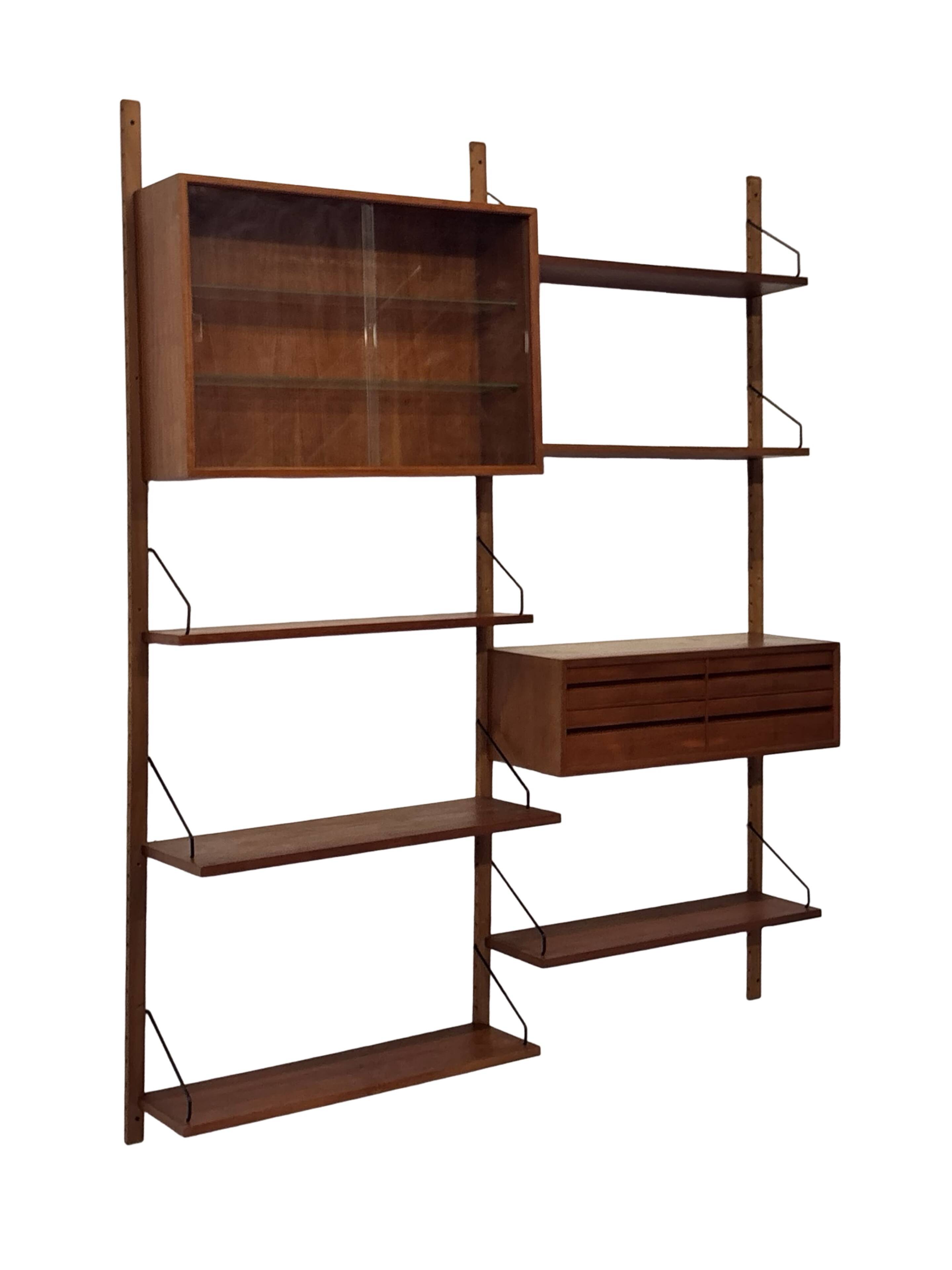 Vintage Poul Cadovius Royal System wall system wall unit