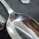 Teaspoons or tea metal argente- ercuis - model contours victoria-