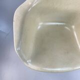 Eames Herman Miller DAW fibreglass chair in  parchment / white