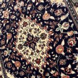 Ghoum Persian Rug "Extra Fine" wool and silk, Signed