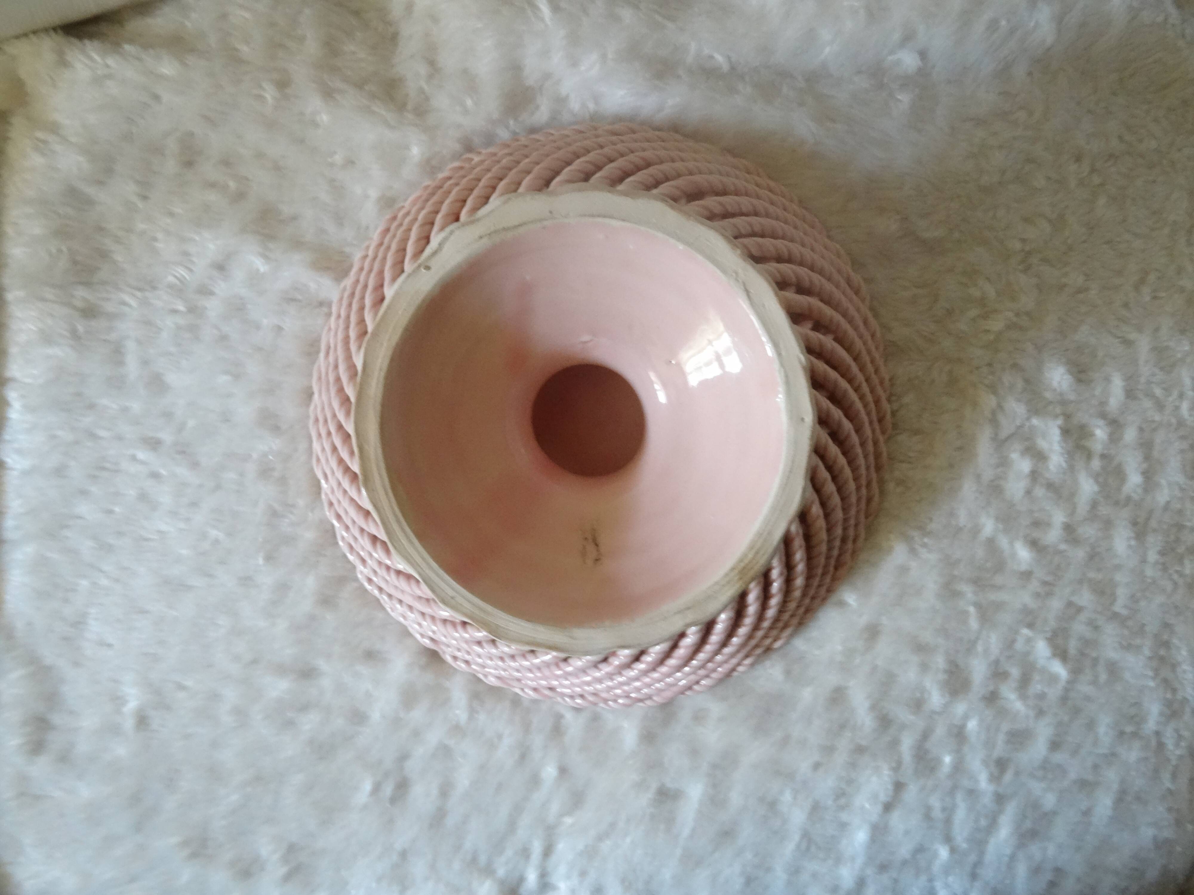 Braided ceramic cup