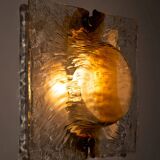 Toni Zuccheri, large wall lamp for Venini, Italy 1960's