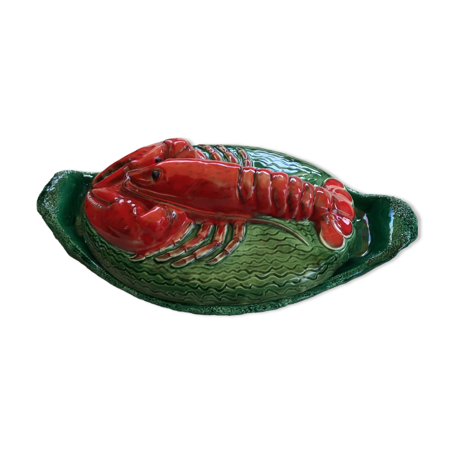 Dish with lobster lid slurry from the 60s