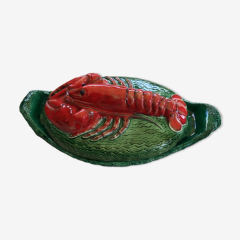 Dish with lobster lid slurry from the 60s