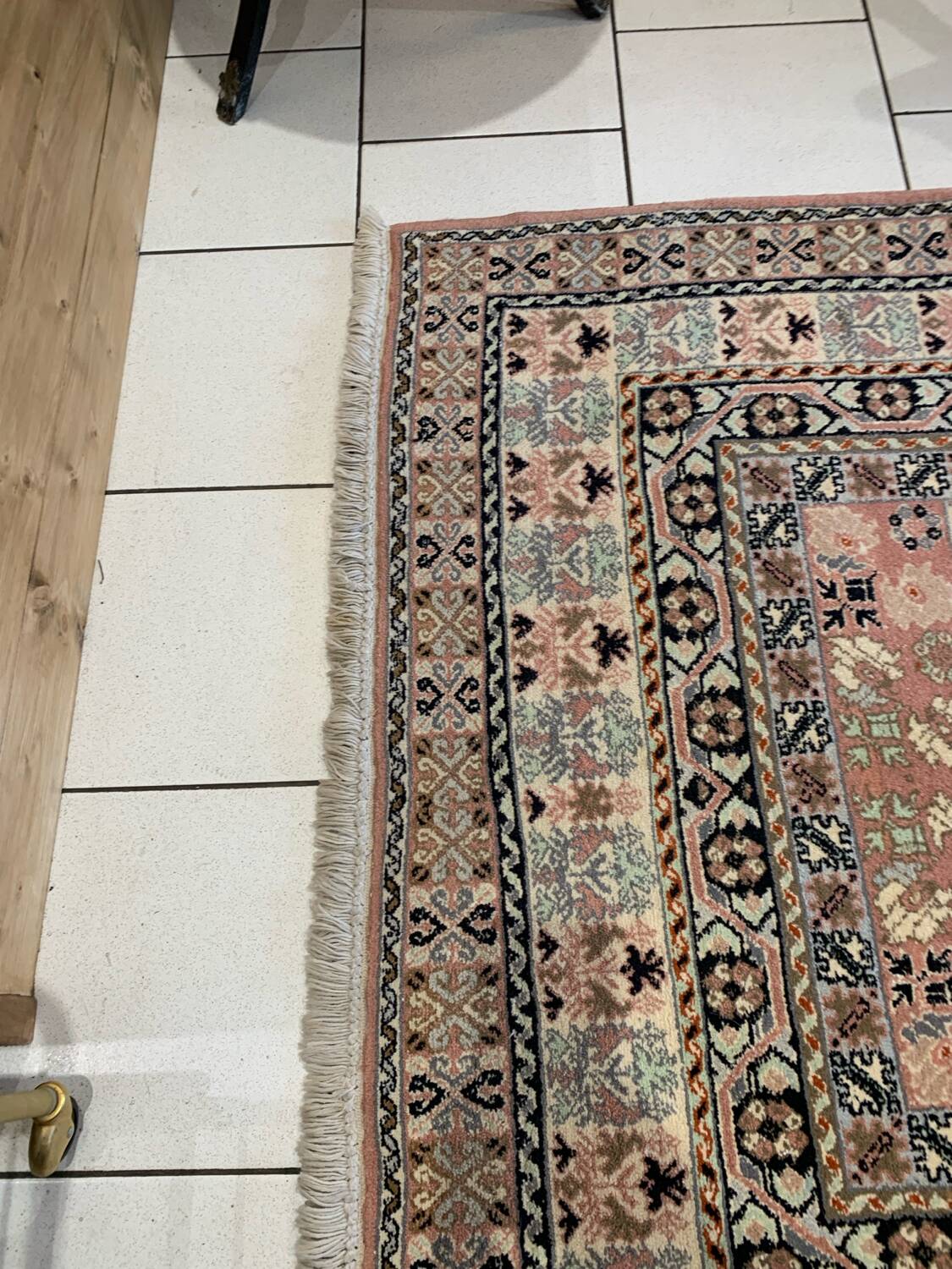 Vintage Persian Oriental Wool Rug