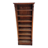 Etagère Biliothèque en Chêne Clair Vers 1900