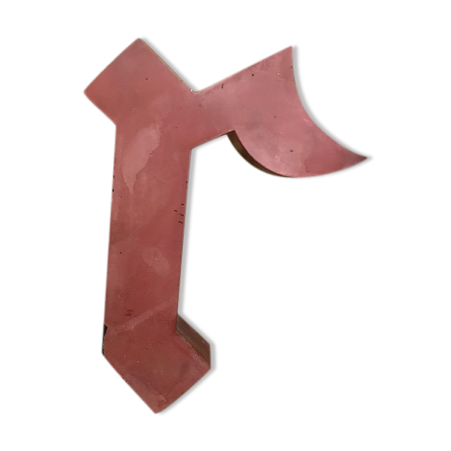 Old sign letter "r"