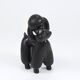 Charming figurine sculpture of a poodle dog by Leopold Anzengruber, Austria, 1950s.