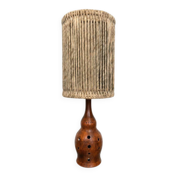 1970s ceramic lamp in the style of georges pelletier.