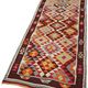 Turkish Handwoven Vintage Herki Kilim 102 cm x 320 cm