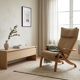Scandinavian Leather Lounge Chair Westnofa Relax, 1980s