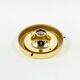 Mid-Century Glass & Brass Ceiling Light or Wall Lamp - Limburg, 1960s/1970s