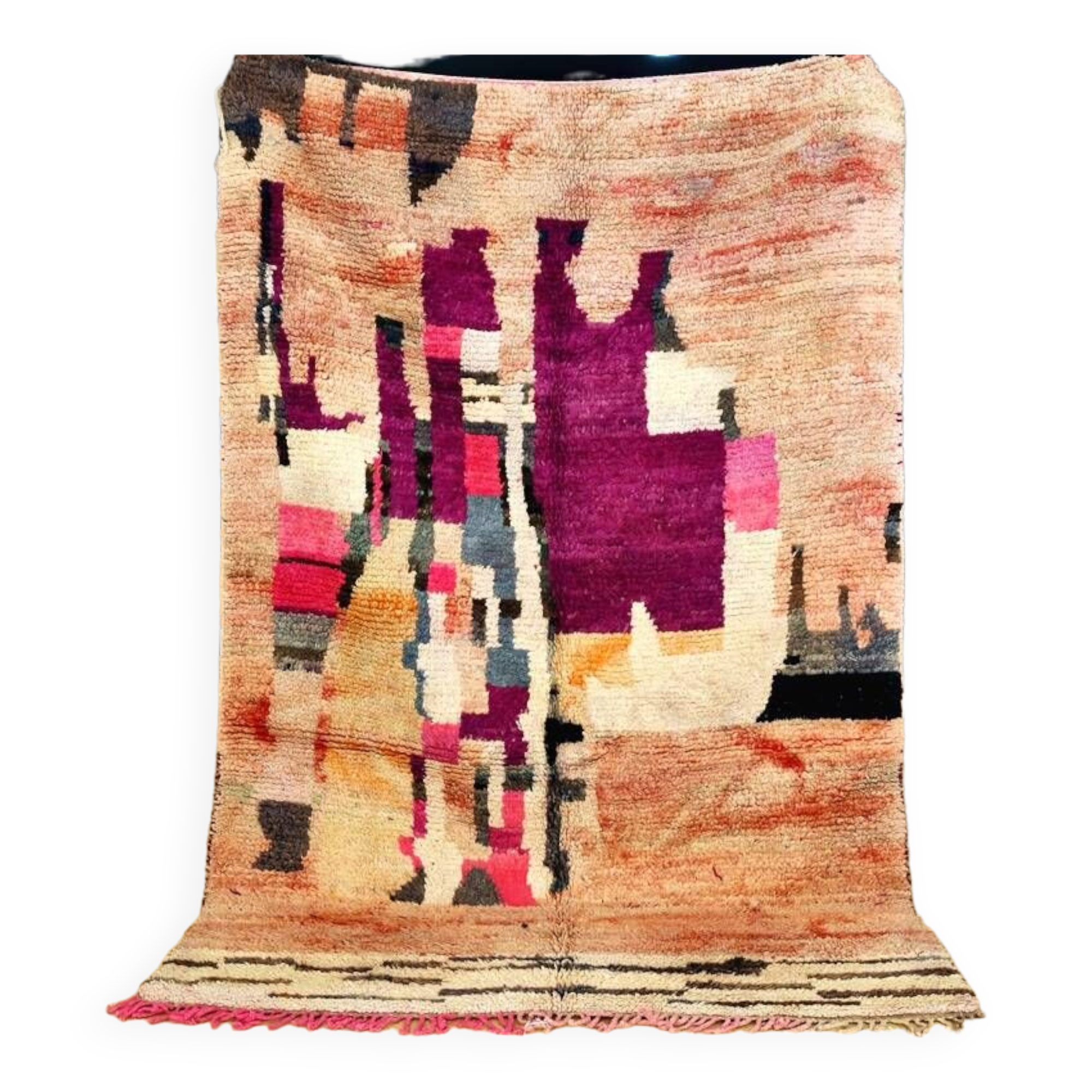 Moroccan Berber Boujaad Rug New 234cm x 154cm