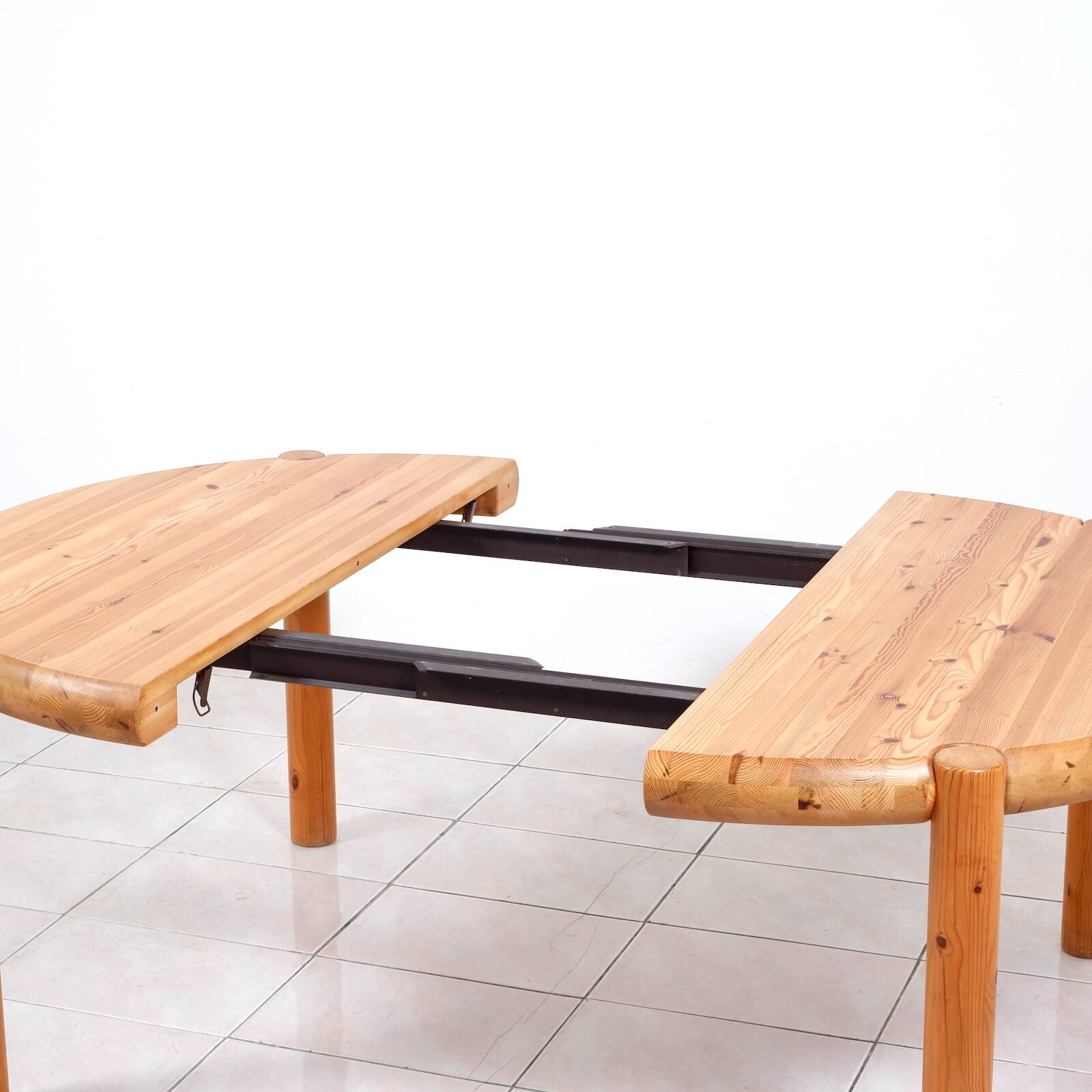Large pinewood extendable dining table by Rainer Daumiller for Hirtshals Sa