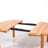 Large pinewood extendable dining table by Rainer Daumiller for Hirtshals Sa