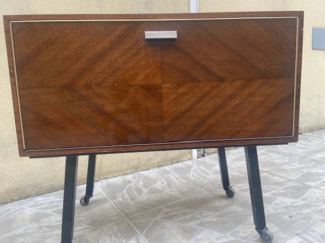 Vintage Formica bar cabinet