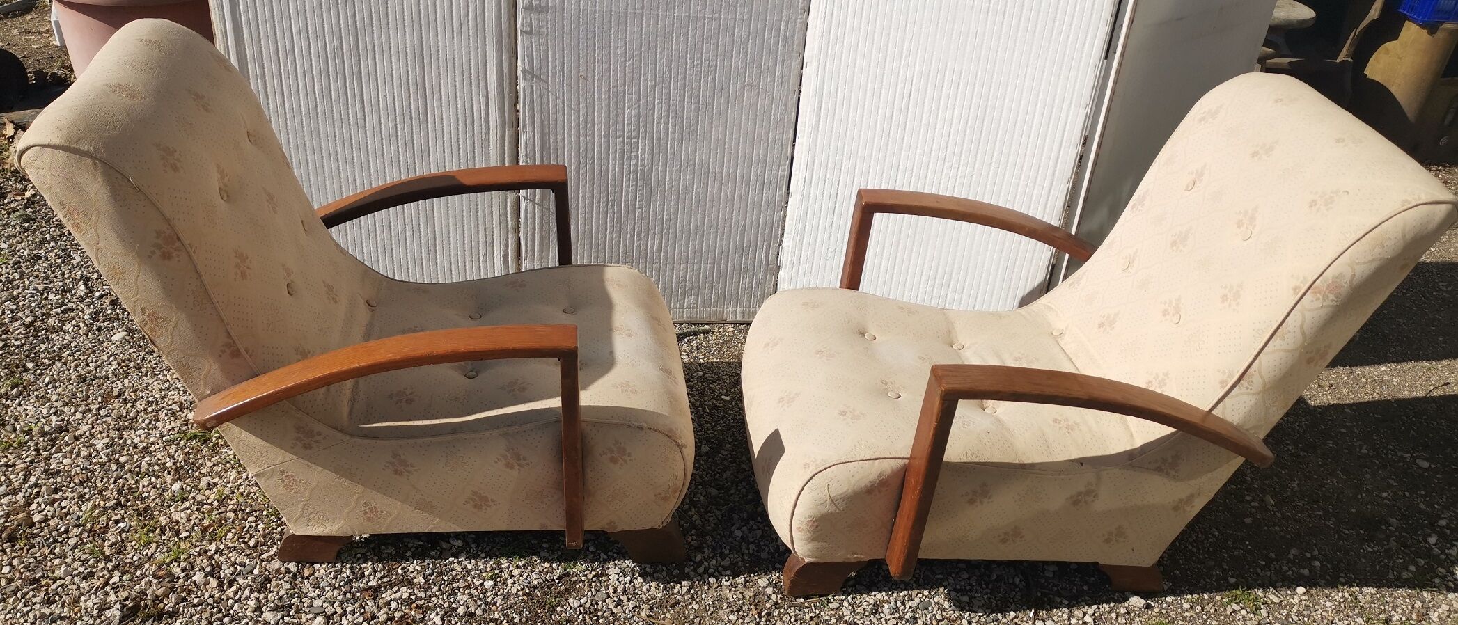 Pair of art deco armchairs 1930