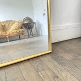 Miroir en bois doré circa 1960