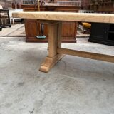 Solid oak farmhouse table