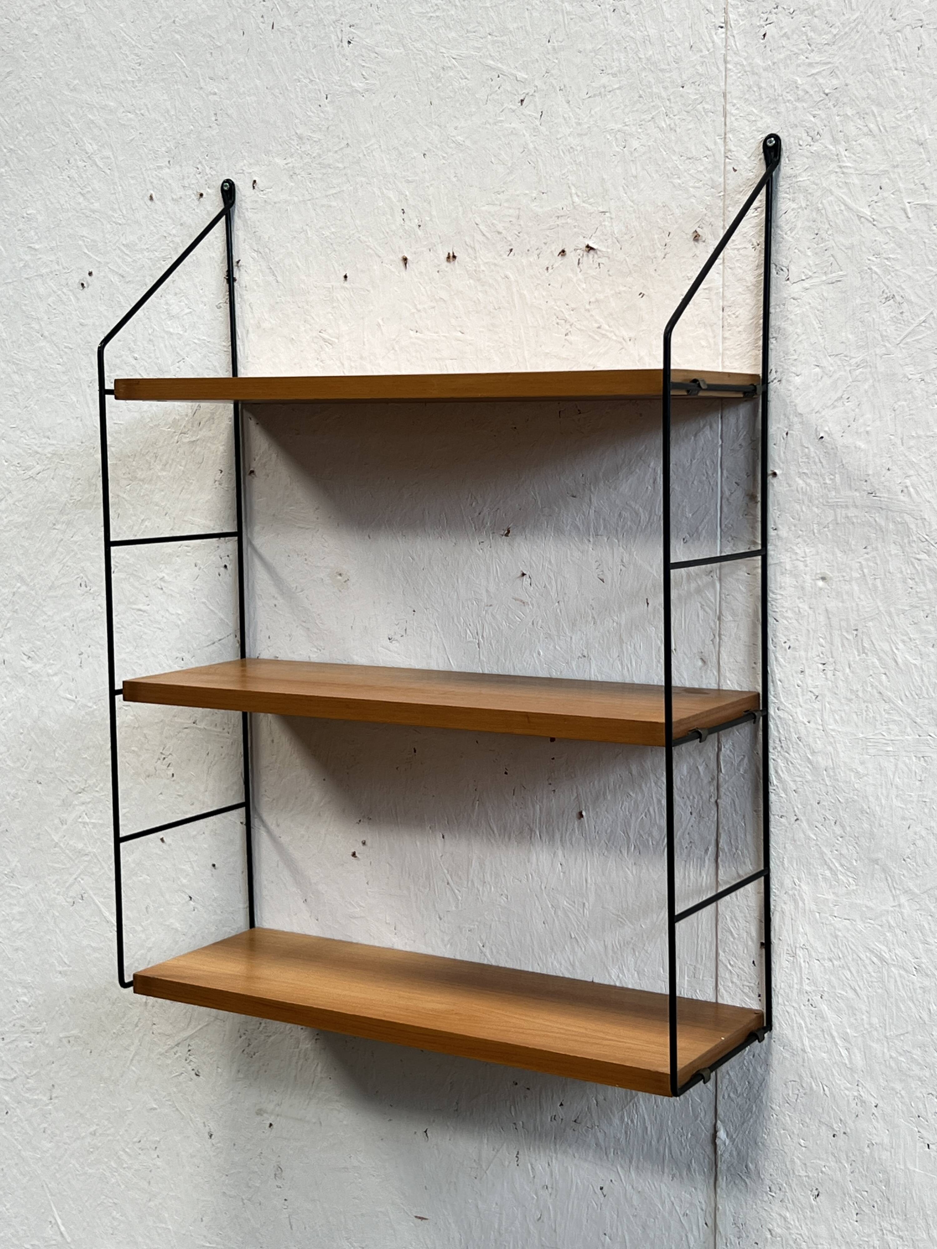 Vintage Wall Shelf / Wall Unit, String Sweden 1970's