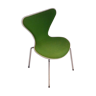 Chair model 3107 pre green fabric, design Jacobsen, Fritz hansen edition