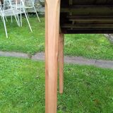 Old table in solid cherrywood 2 drawers