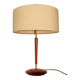 Lampe danoise vintage des années 60 – bois, métal, plastique