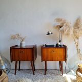 Pair of vintage bedside tables