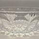 Large moulded crystal bowl