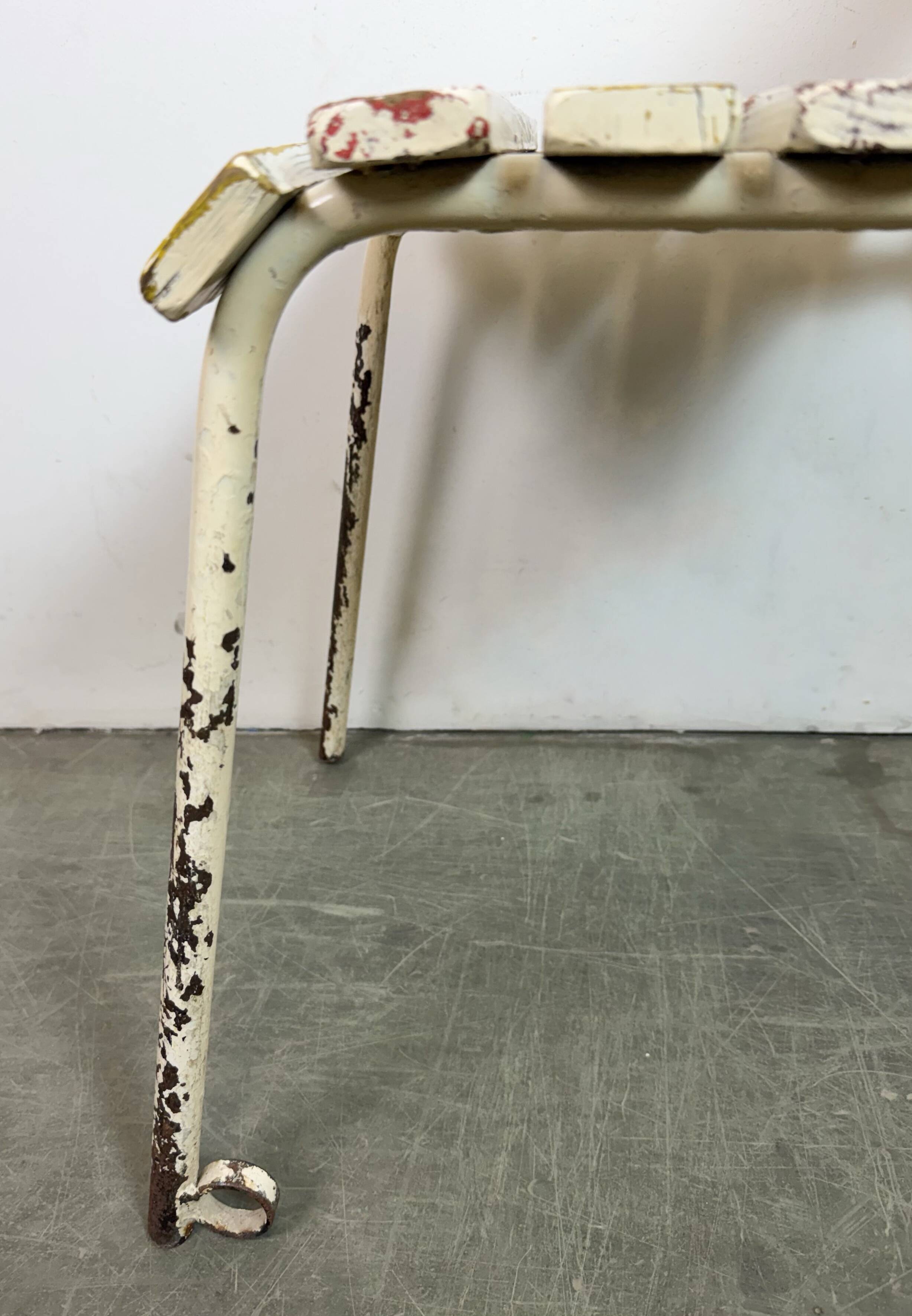 Vintage Beige Industrial Chair, 1960s