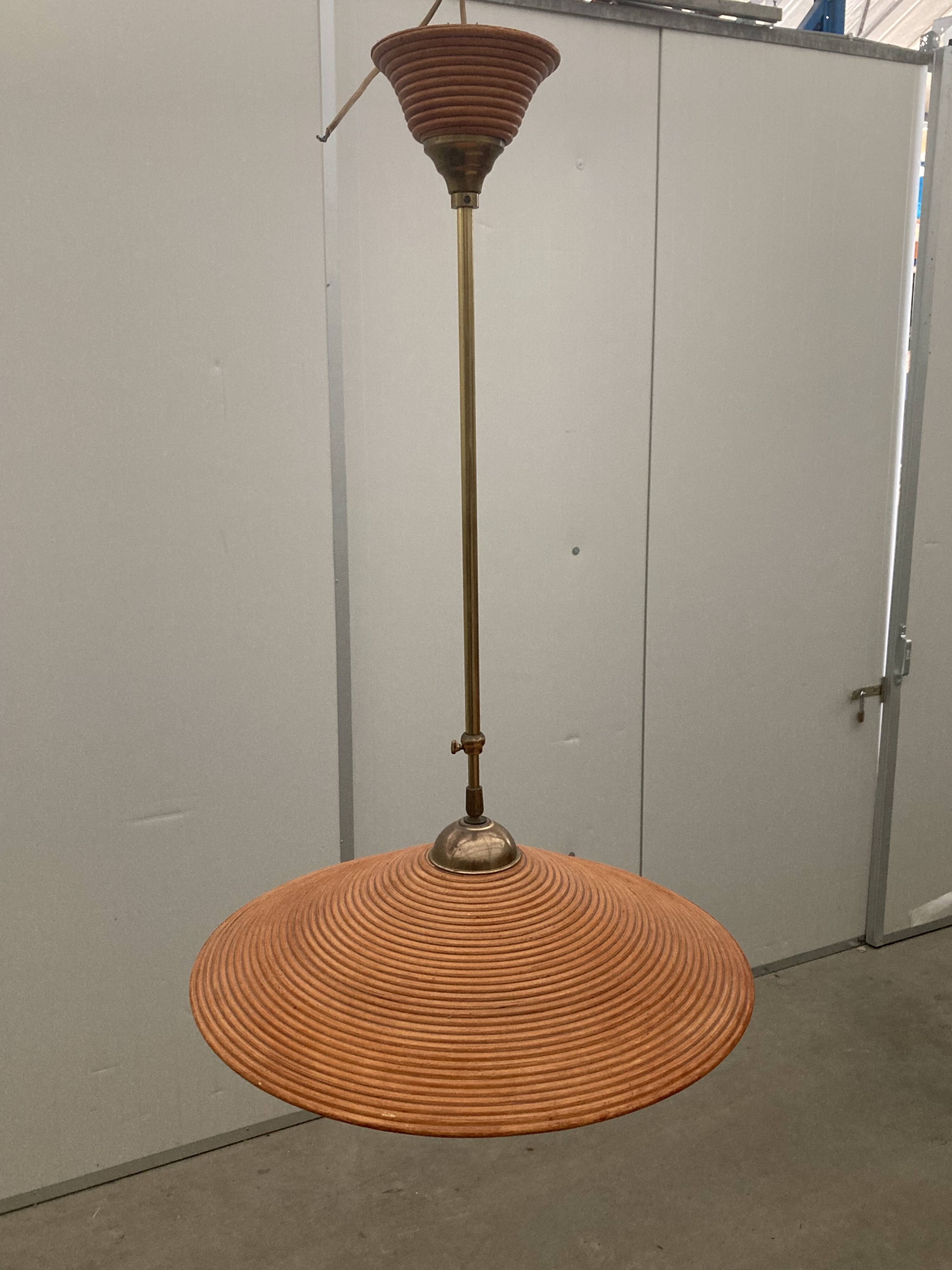 Pendant Lamp by Gabriella Crespi, 70s