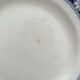 6 antique dessert plates, ironstone "Nancy" Sarreguemines