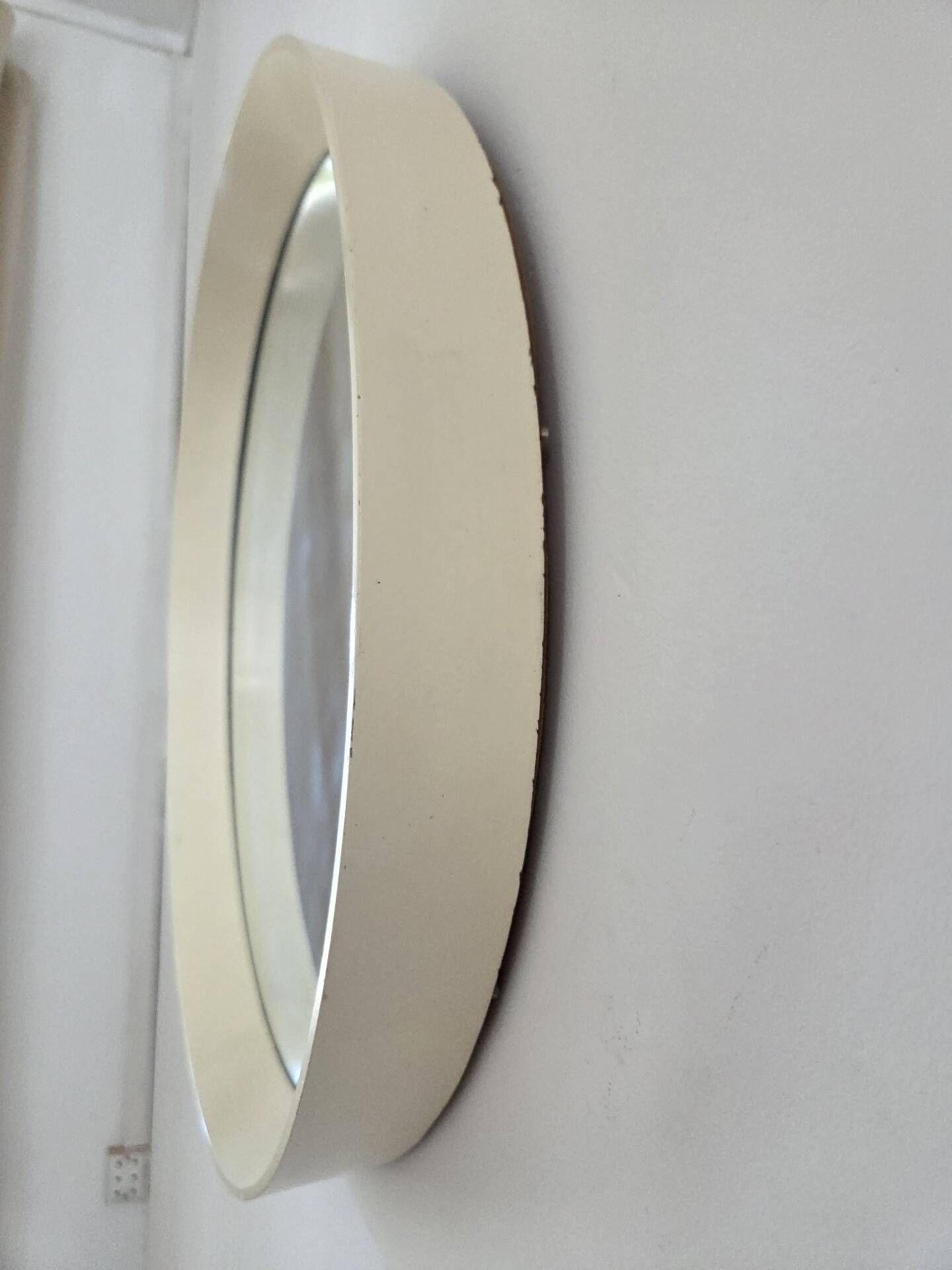 Miroir vintage en bois laqué