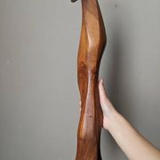 Vintage 1960s olive wood pepper mill